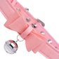 Master Series Sugar Kitty Cat Bell Collar - Pink & Silver