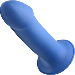 Squeeze-It Squeezable Thick Suction Cup Dildo - Blue