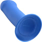 Squeeze-It Squeezable Thick Suction Cup Dildo - Blue