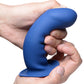 Squeeze-It Squeezable Thick Suction Cup Dildo - Blue