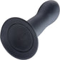 Squeeze-It Squeezable Slender Suction Cup Dildo - Black