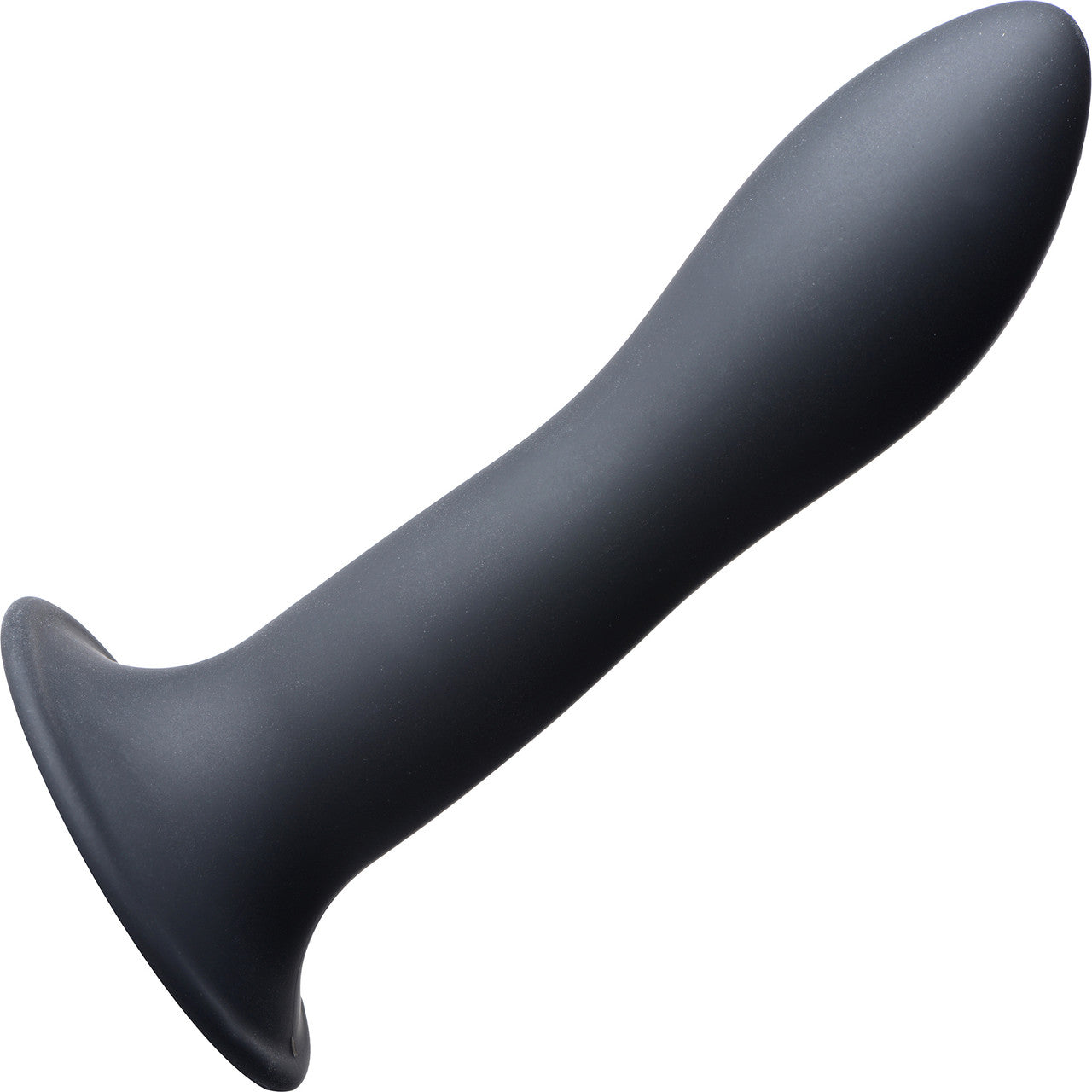 Squeeze-It Squeezable Slender Suction Cup Dildo - Black