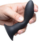 Squeeze-It Squeezable Slender Suction Cup Dildo - Black