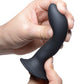 Squeeze-It Squeezable Slender Suction Cup Dildo - Black