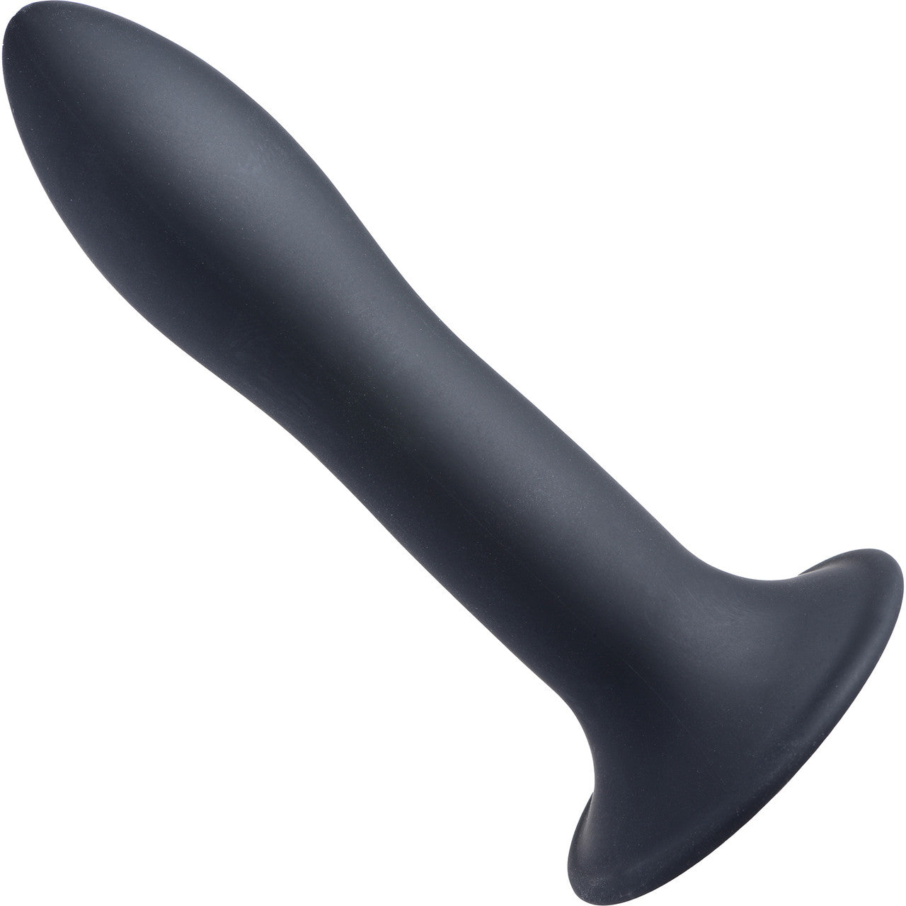 Squeeze-It Squeezable Slender Suction Cup Dildo - Black