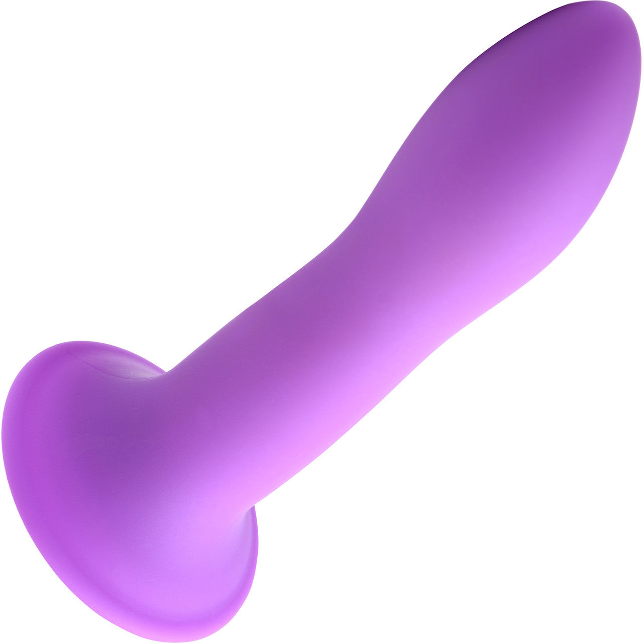 Squeeze-It Squeezable Slender Suction Cup Dildo - Purple