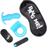 BANG! Duo Blast Cock Ring & Butt Plug Kit With Bullet Vibrator & Blindfold