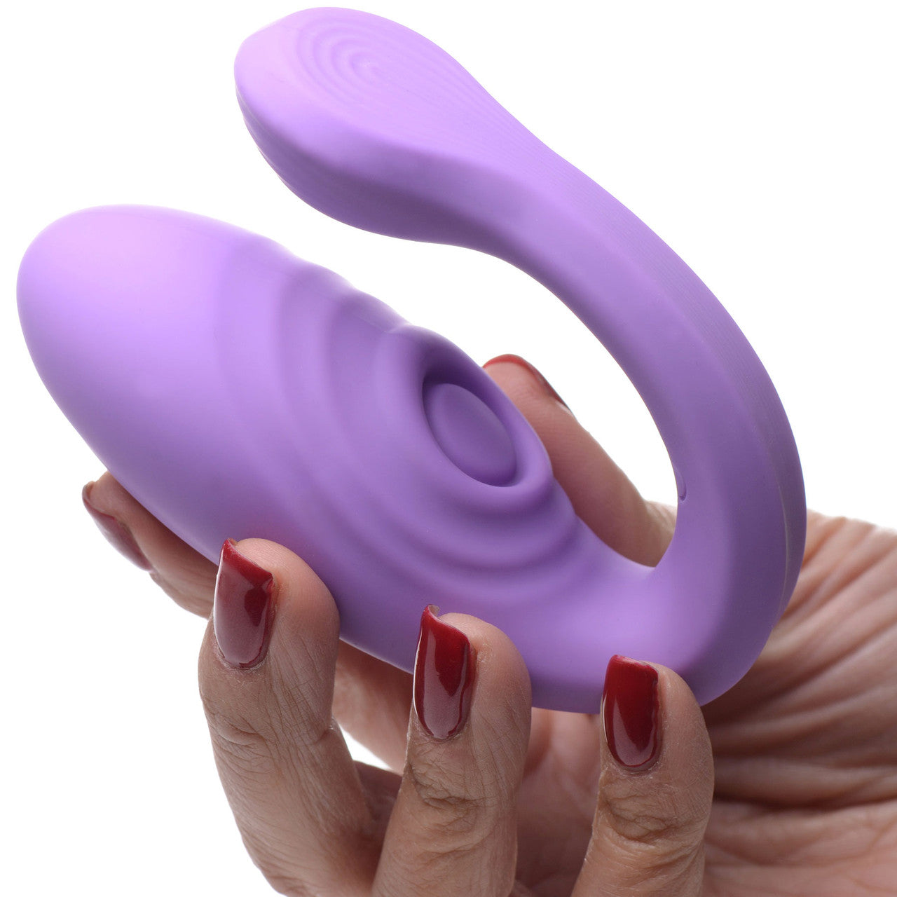 Inmi 7X Pulse Pro Pulsing Silicone Rechargeable Clitoral Stimulator With Remote - Purple