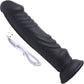 Zeus Electrosex E-Stim Pro 5X Vibrating Silicone Dildo With Remote Control