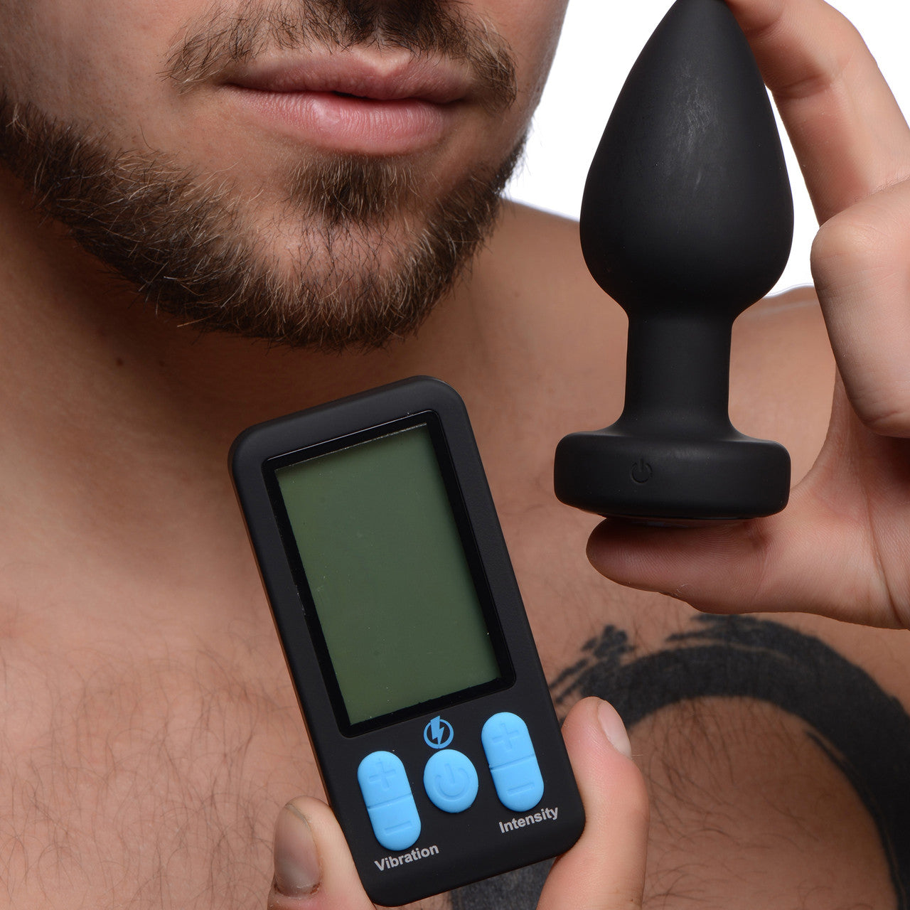 Zeus Electrosex E-Stim Pro Silicone Rechargeable Anal Plug With Remote Control