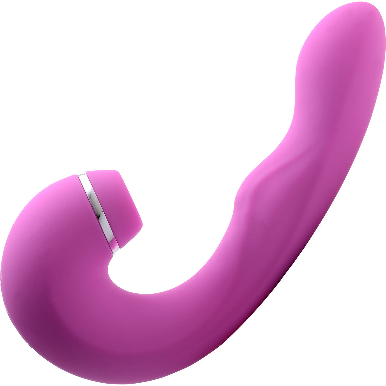 Shegasm 5 Star Silicone G-Spot Tapping Vibrator & Pressure Wave Clitoral Stimulator - Pink