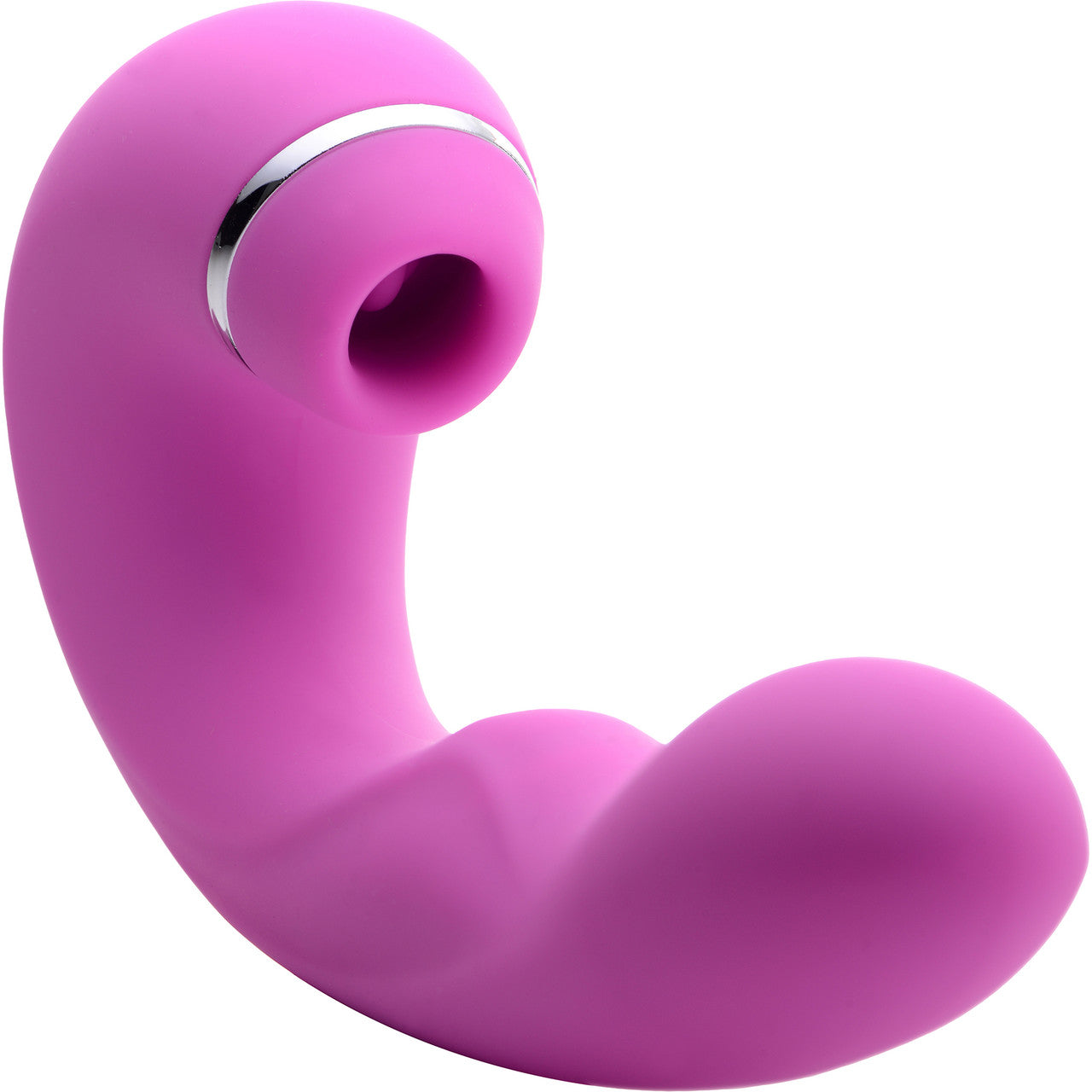 Shegasm 5 Star Silicone G-Spot Tapping Vibrator & Pressure Wave Clitoral Stimulator - Pink