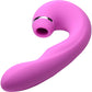 Shegasm 5 Star Silicone G-Spot Tapping Vibrator & Pressure Wave Clitoral Stimulator - Pink