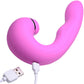 Shegasm 5 Star Silicone G-Spot Tapping Vibrator & Pressure Wave Clitoral Stimulator - Pink