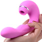 Shegasm 5 Star Silicone G-Spot Tapping Vibrator & Pressure Wave Clitoral Stimulator - Pink