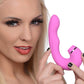 Shegasm 5 Star Silicone G-Spot Tapping Vibrator & Pressure Wave Clitoral Stimulator - Pink