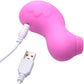 Inmi Shegasm Sucky Ducky Silicone Rechargeable Clitoral Pressure Wave Stimulator - Pink