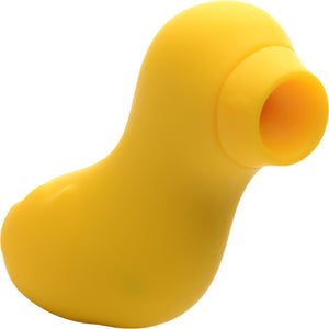 Inmi Shegasm Sucky Ducky Silicone Rechargeable Clitoral Pressure Wave Stimulator - Yellow