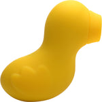 Inmi Shegasm Sucky Ducky Silicone Rechargeable Clitoral Pressure Wave Stimulator - Yellow