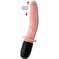 Master Series Power Pounder Vibrating & Thrusting Rechargeable Silicone Dildo With Handle