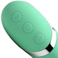 Shegasm 10X Minty Silicone Pressure Wave Clitoral Stimulator With G-Spot Vibrator - Teal