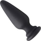 Tailz Black Silicone Anal Plug With 3 Interchangeable Snap-On Tails