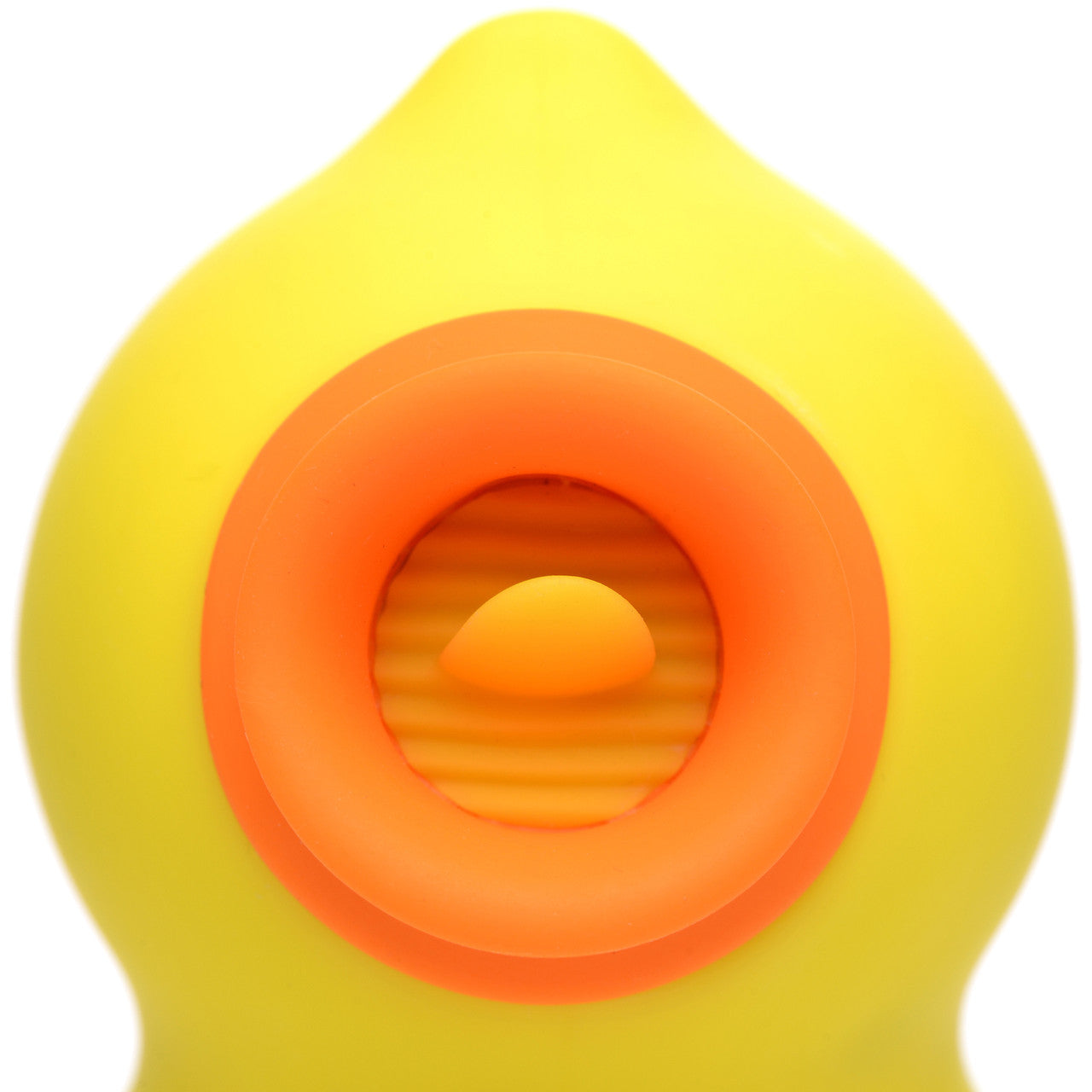 Shegasm Sucky Ducky Deluxe Silicone Rechargeable Licking Clitoral Stimulator With Suction - Yellow