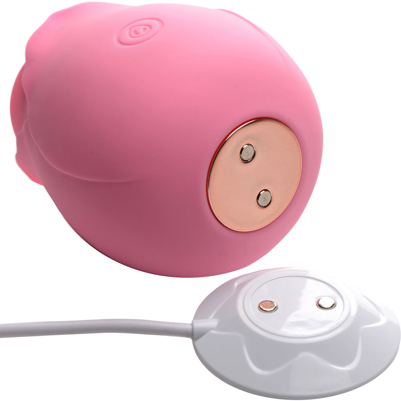 Bloomgasm Wild Rose Rechargeable Clitoral Pressure Wave Stimulator - Pink