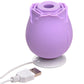 Bloomgasm Wild Rose Rechargeable Clitoral Pressure Wave Stimulator - Purple