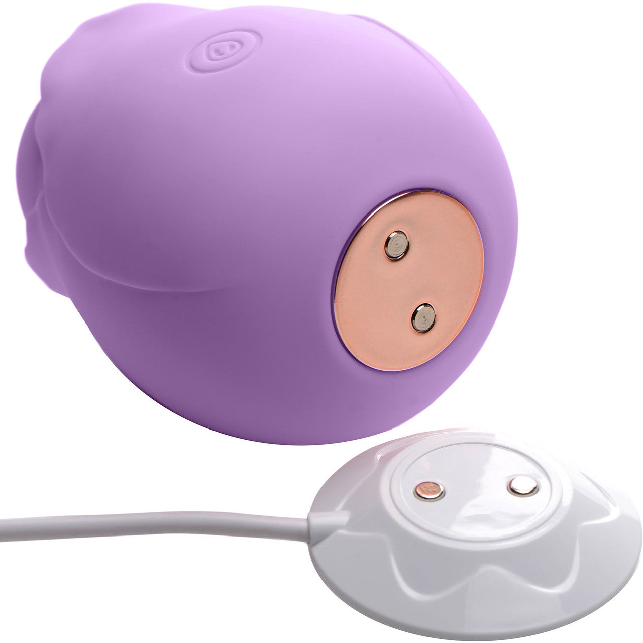 Bloomgasm Wild Rose Rechargeable Clitoral Pressure Wave Stimulator - Purple