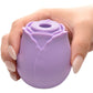 Bloomgasm Wild Rose Rechargeable Clitoral Pressure Wave Stimulator - Purple