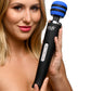 Zeus Electrosex Blue-Arc E-Stim Vibe Wand Silicone Vibrator