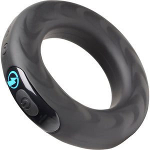 Zeus Electrosex E-Stim Pro Vibrating Silicone Cock Ring with Remote 50 mm