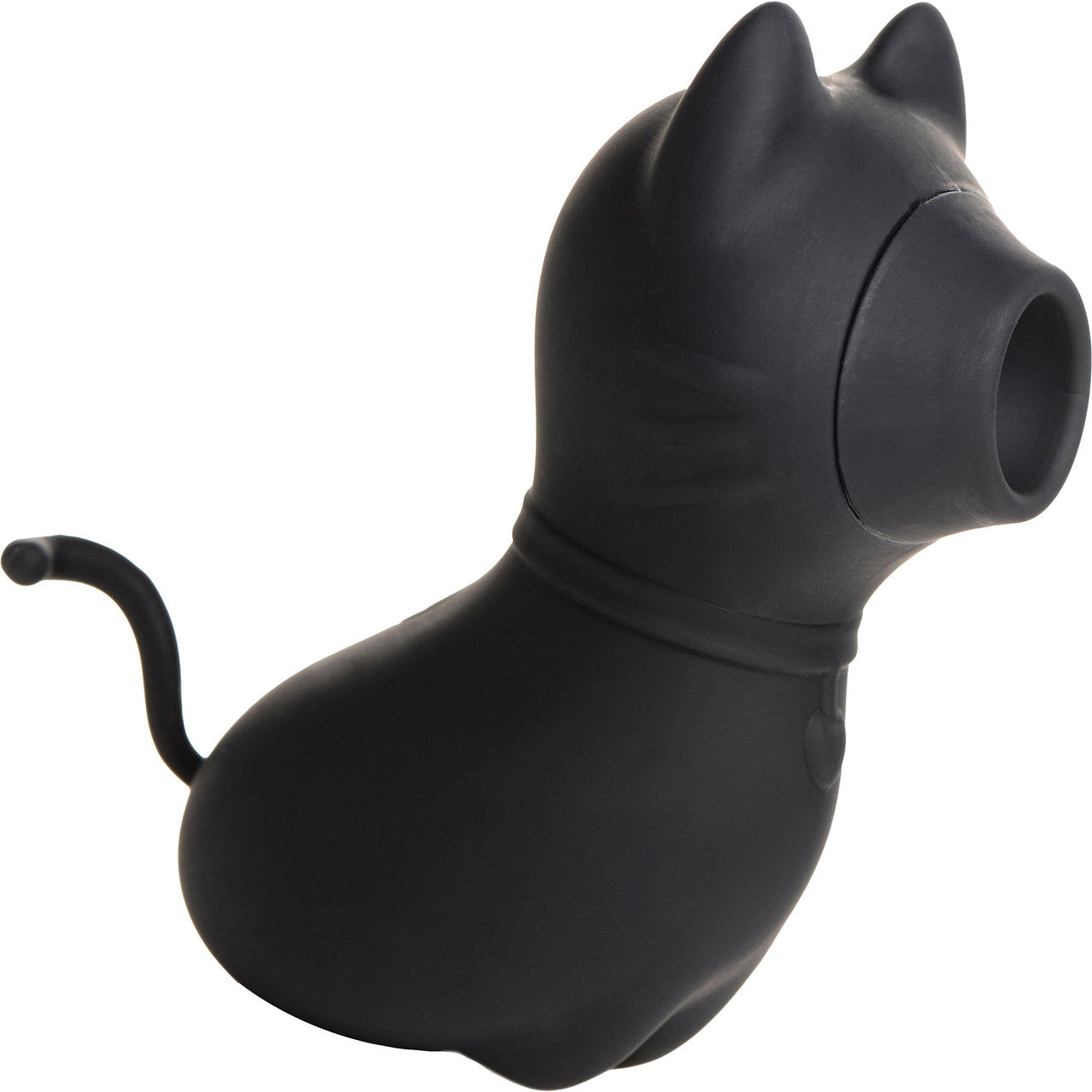 Shegasm Sucky Kitty Silicone Rechargeable Clitoral Pressure Wave Stimulator - Black