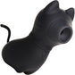 Shegasm Sucky Kitty Silicone Rechargeable Clitoral Pressure Wave Stimulator - Black