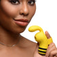 Shegasm Sucky Bee Rechargeable Silicone Clitoral Stimulating Finger Vibrator With Suction