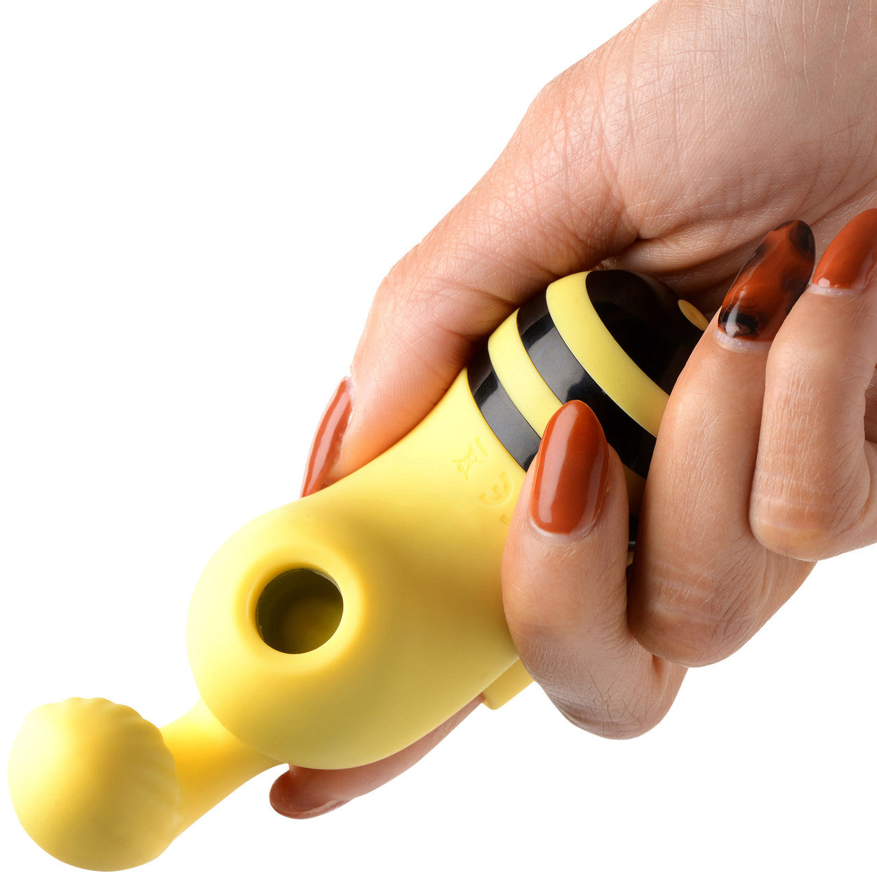 Shegasm Sucky Bee Rechargeable Silicone Clitoral Stimulating Finger Vibrator With Suction