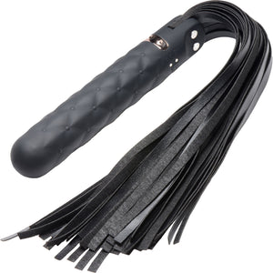 Master Series Vibra-Lasher 9X Rechargeable Silicone Waterproof Vibrator & Flogger