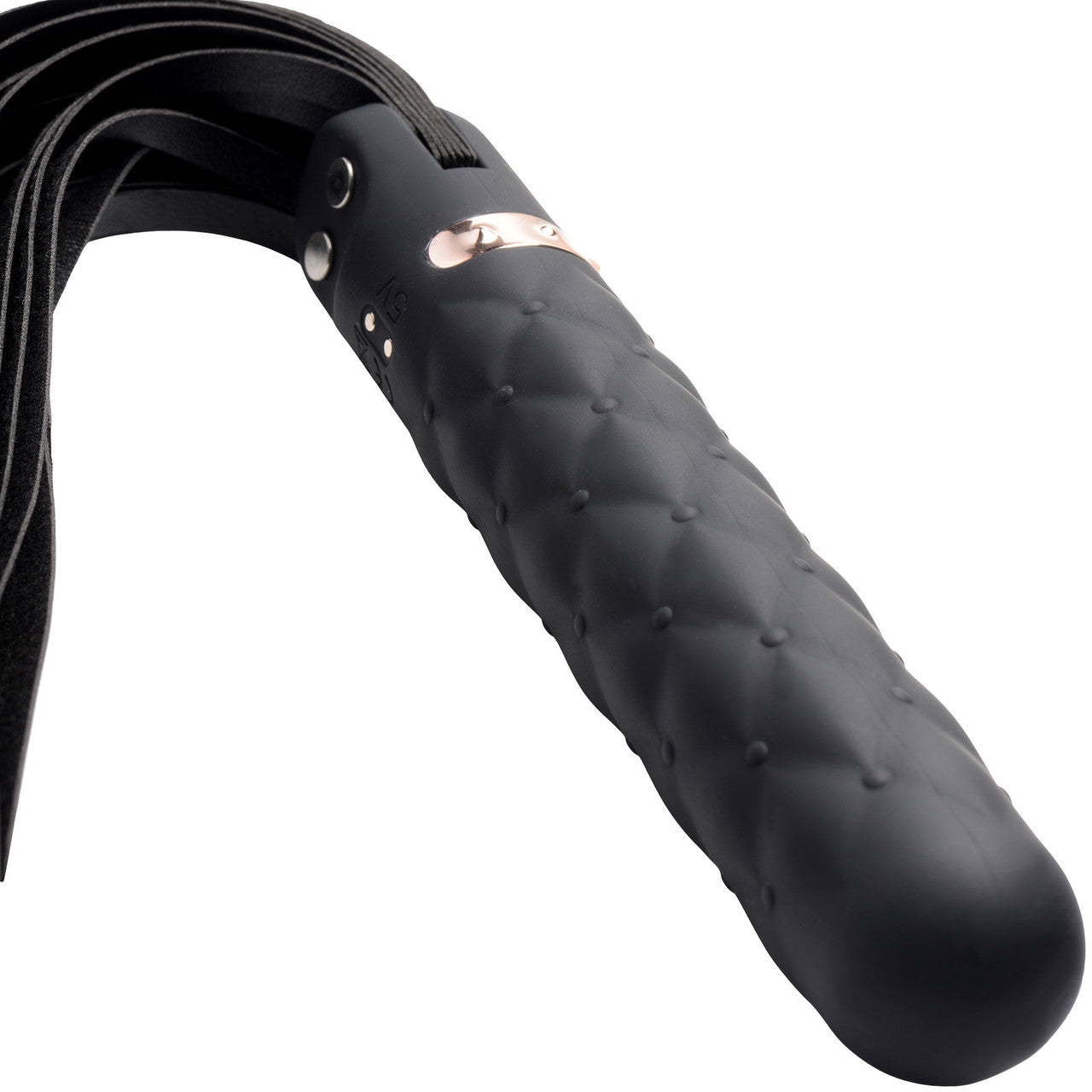 Master Series Vibra-Lasher 9X Rechargeable Silicone Waterproof Vibrator & Flogger