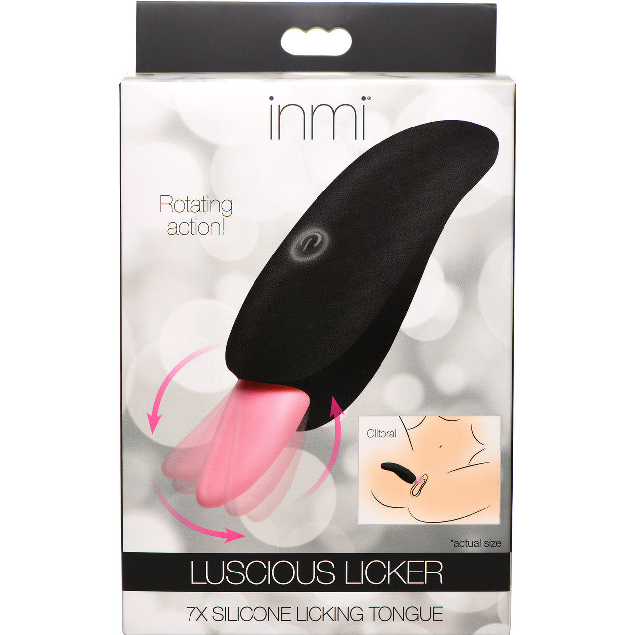 INMI Luscious Licker 7X Rechargeable Silicone Licking Tongue Clitoral Stimulator