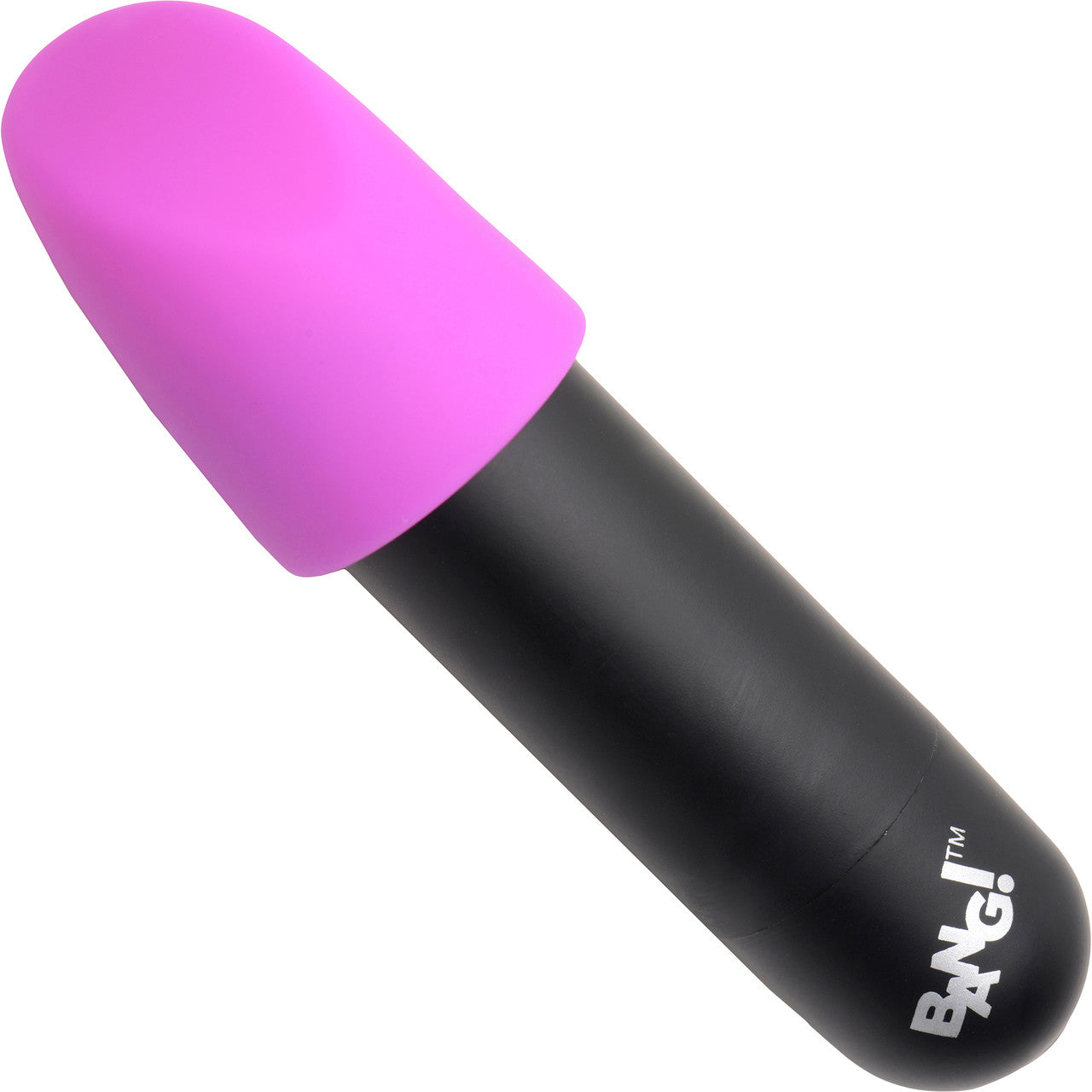 BANG! Rechargeable Waterproof Bullet Vibrator With 4 Silicone Attachments