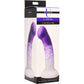 Strap U G-Swirl G-Spot 6.9" Silicone Suction Cup Dildo - Purple & White