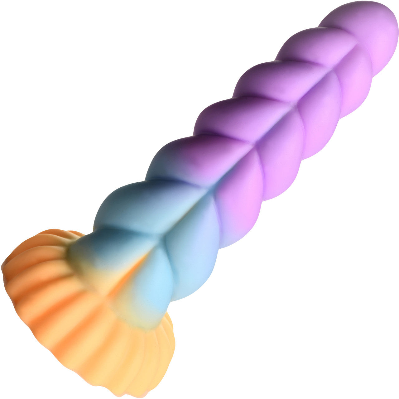 Mystique Unicorn Curvy Bumpy 8.3" Silicone Suction Cup Dildo By Creature Cocks