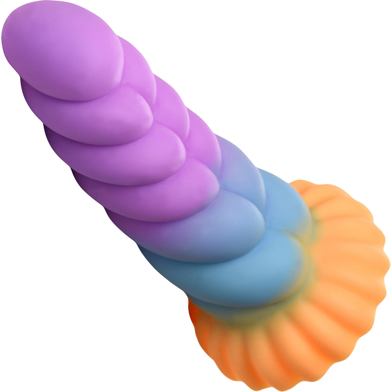 Mystique Unicorn Curvy Bumpy 8.3" Silicone Suction Cup Dildo By Creature Cocks