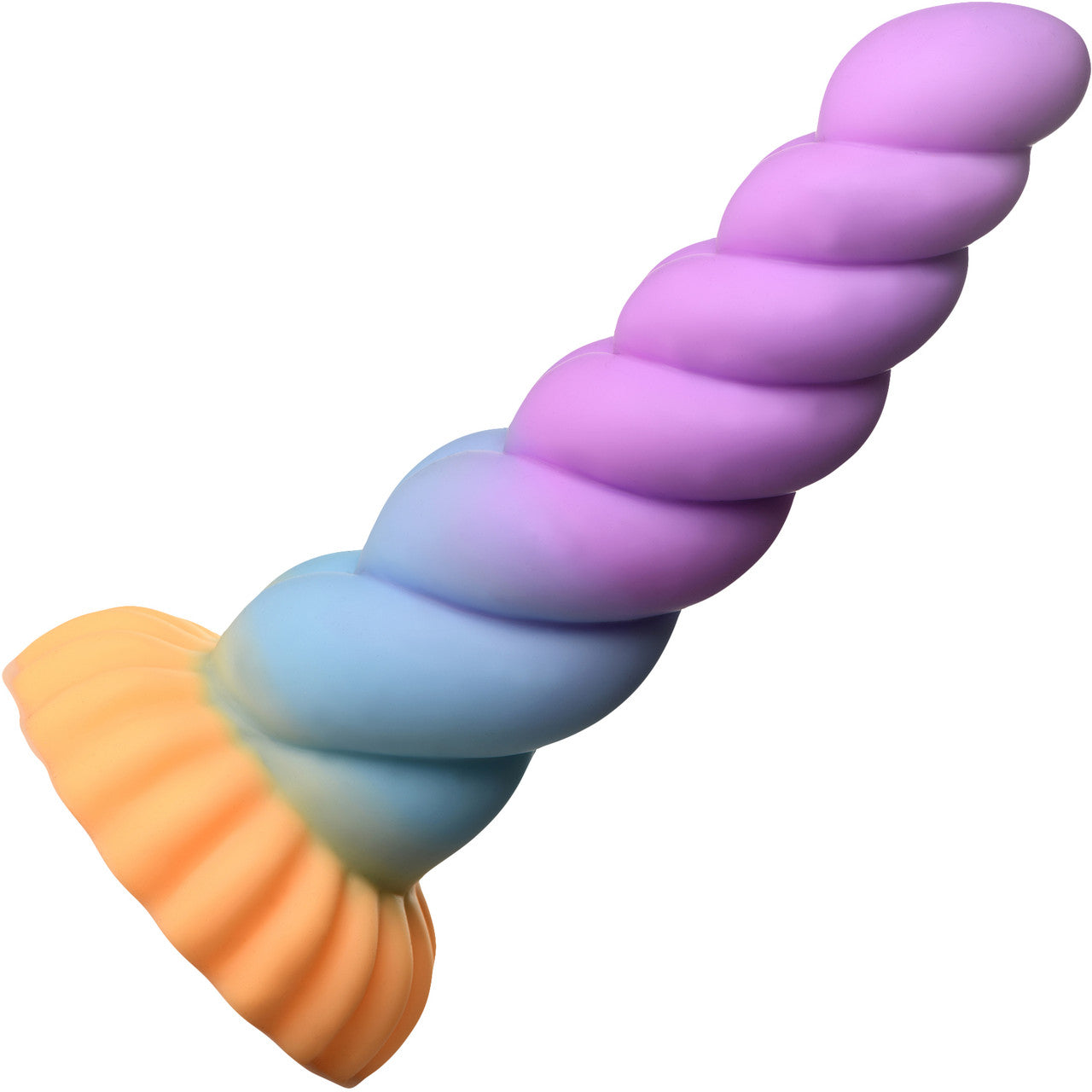 Mystique Unicorn Curvy Bumpy 8.3" Silicone Suction Cup Dildo By Creature Cocks