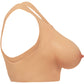 Master Series Perky Pair D-Cup Wearable Silicone Breasts - Vanilla