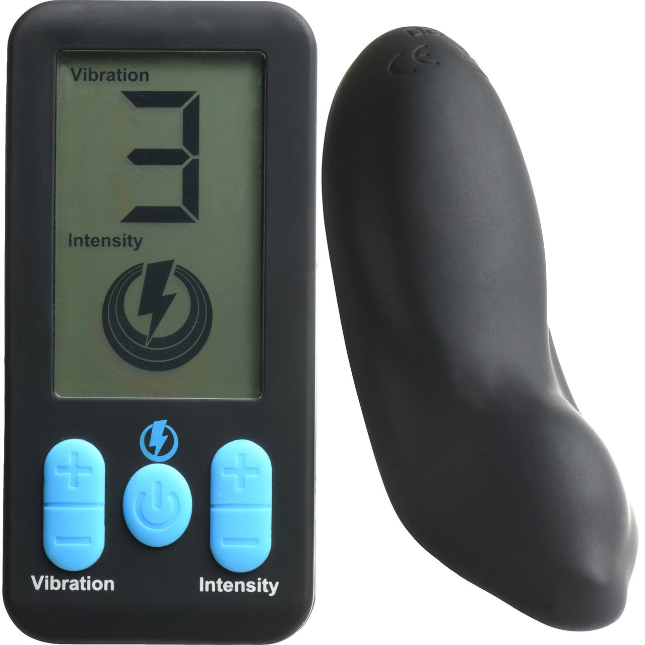 Zeus E-Stim Pro Rechargeable Waterproof Silicone Panty Vibe With Remote