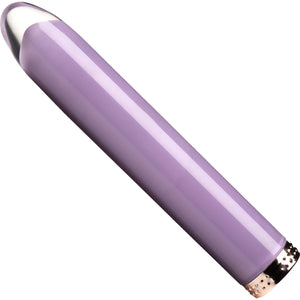 Prisms Vibra-Glass 10X Rechargeable Mini Glass Vibrator - Lilac