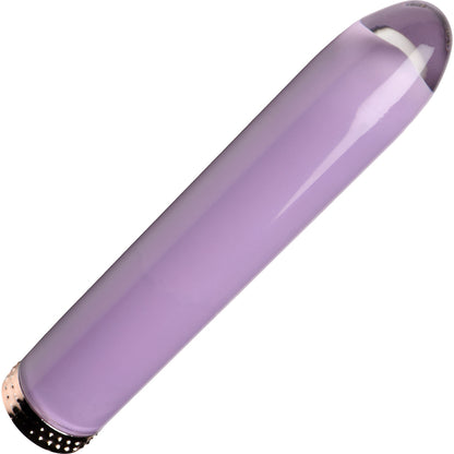 Prisms Vibra-Glass 10X Rechargeable Mini Glass Vibrator - Lilac