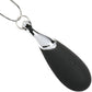 Charmed 10X Vibrating Silicone Rechargeable Teardrop Necklace